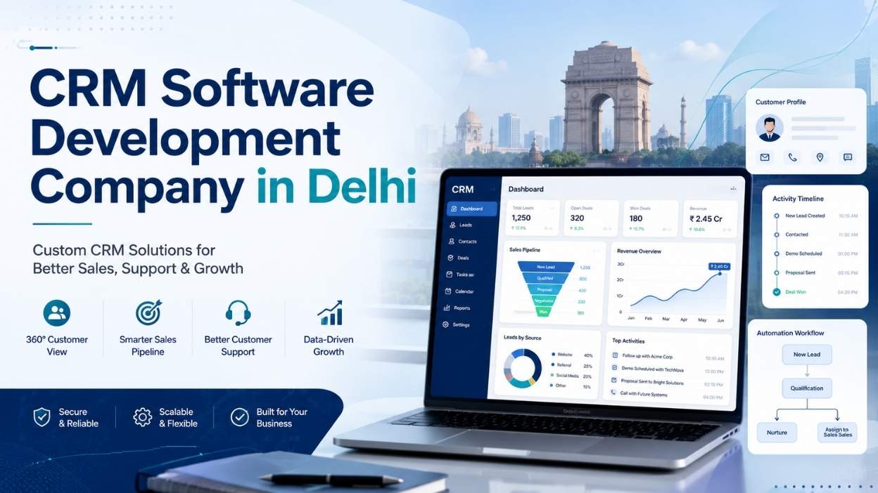 CRM Software Development Company in Delhi